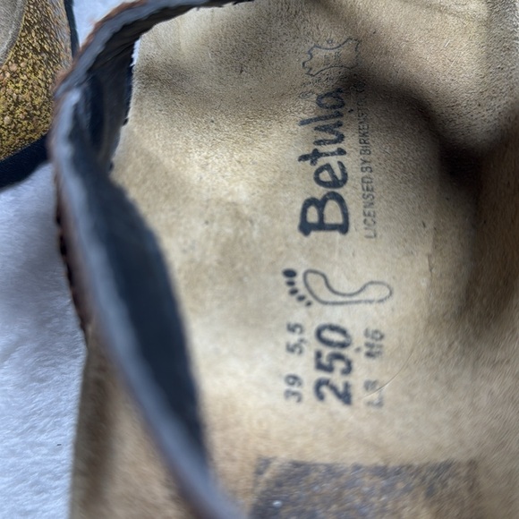 Birkenstock Betula Women’s Brown Crystal Boho Slingback Sandals Size 8 8.5 - Picture 15 of 15